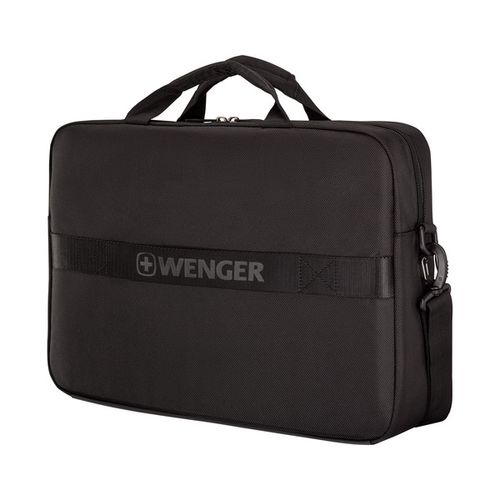 SACOCHE POUR ORDINATEUR PORTABLE 16’’ AVEC POCHE POUR TABLETTE - XE COMPACT BRIEF 16 - BLACK - WENGER - 8