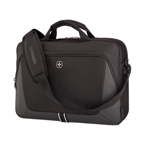 SACOCHE POUR ORDINATEUR PORTABLE 16’’ AVEC POCHE POUR TABLETTE - XE BRIEF 16 - BLACK - WENGER - 1