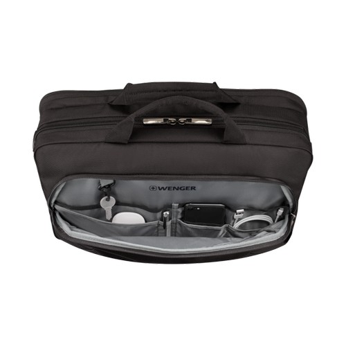 SACOCHE POUR ORDINATEUR PORTABLE 16’’ AVEC POCHE POUR TABLETTE - XE BRIEF 16 - BLACK - WENGER - 5