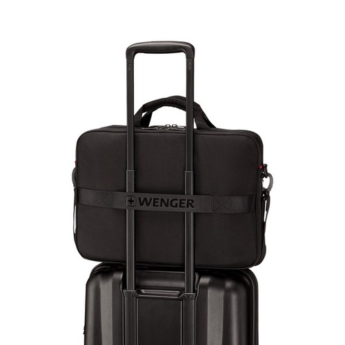 SACOCHE POUR ORDINATEUR PORTABLE 16’’ AVEC POCHE POUR TABLETTE - XE BRIEF 16 - BLACK - WENGER - 7