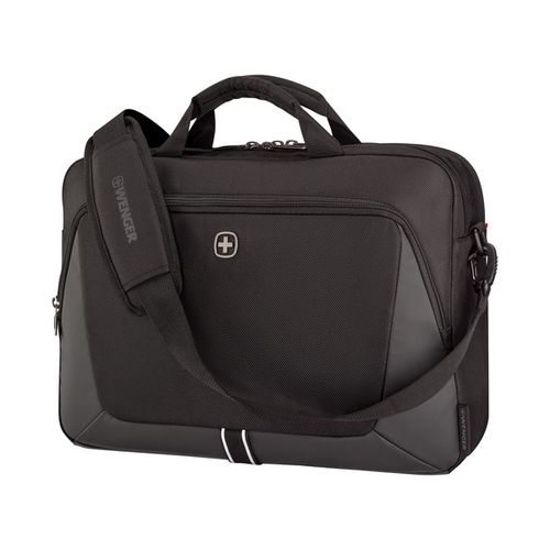 SACOCHE POUR ORDINATEUR PORTABLE 16’’ AVEC POCHE POUR TABLETTE - XE BRIEF 16 - BLACK - WENGER - 1