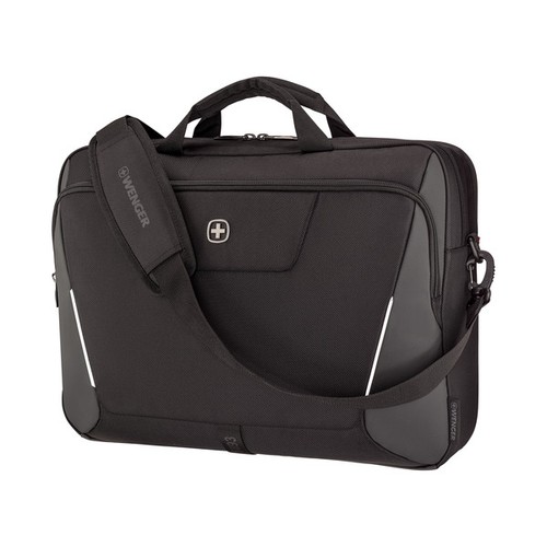 SACOCHE POUR ORDINATEUR PORTABLE 17’’ AVEC POCHE POUR TABLETTE - XE BRIEF 17 - BLACK - WENGER - 1