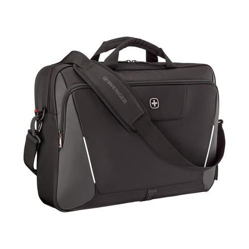 SACOCHE POUR ORDINATEUR PORTABLE 17’’ AVEC POCHE POUR TABLETTE - XE BRIEF 17 - BLACK - WENGER - 2