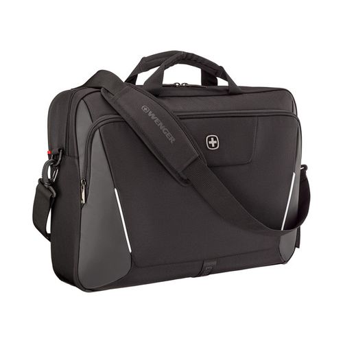 SACOCHE POUR ORDINATEUR PORTABLE 17’’ AVEC POCHE POUR TABLETTE - XE BRIEF 17 - BLACK - WENGER - 2