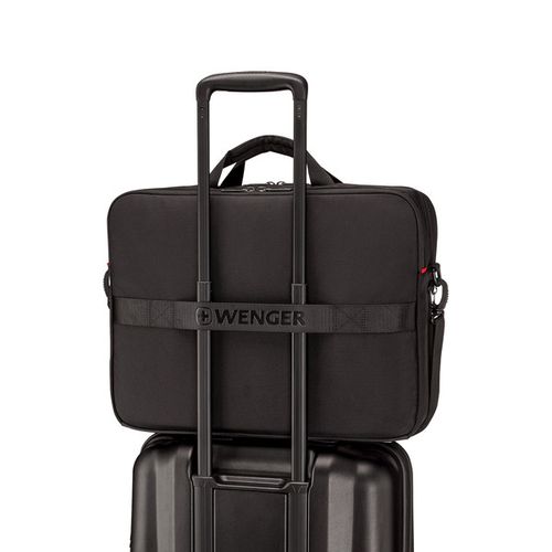 SACOCHE POUR ORDINATEUR PORTABLE 17’’ AVEC POCHE POUR TABLETTE - XE BRIEF 17 - BLACK - WENGER - 7
