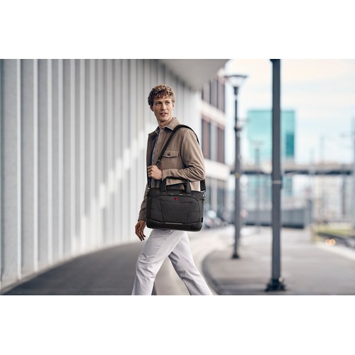 SACOCHE POUR ORDINATEUR PORTABLE DE 14’’ À 16’’ AVEC POCHE POUR TABLETTE - ALTAIR BRIEF 14-16 - NOIR - WENGER - 12