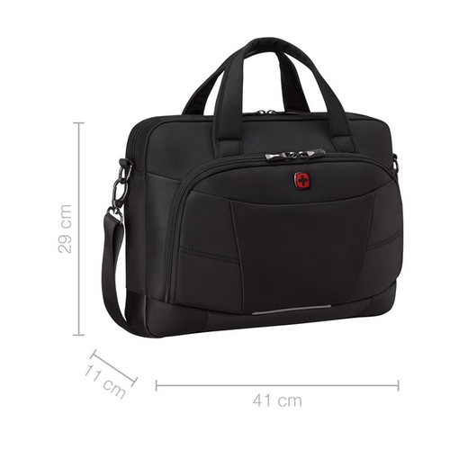 SACOCHE POUR ORDINATEUR PORTABLE DE 14’’ À 16’’ AVEC POCHE POUR TABLETTE - ALTAIR BRIEF 14-16 - NOIR - WENGER - 11