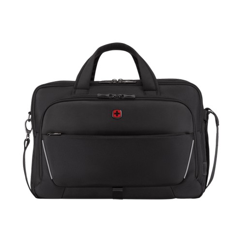 SACOCHE POUR ORDINATEUR PORTABLE DE 16’’ À 17’’AVEC POCHE POUR TABLETTE - METEOR BRIEF 16-17 - NOIR - WENGER - 3