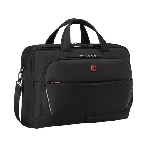 SACOCHE POUR ORDINATEUR PORTABLE DE 16’’ À 17’’AVEC POCHE POUR TABLETTE - METEOR BRIEF 16-17 - NOIR - WENGER - 2