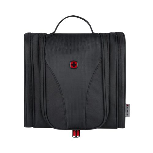 TROUSSE DE VOYAGE DOUBLÉ D’UN TISSU ANTIBACTÉRIEN - HANGING TOILETRY KIT - NOIR - WENGER - 1