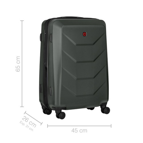 VALISE RIGIDE DE TAILLE MOYENNE - PRYMO MEDIUM - ANTHRACITE - WENGER - 8