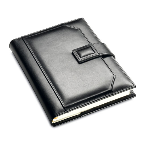 Diary A5 extractable pages, genuine leather