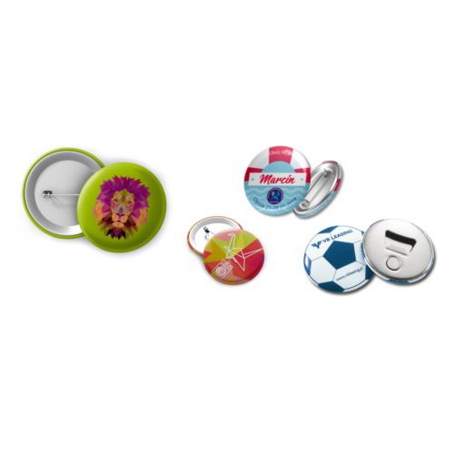 Badges et boutons personnalisés