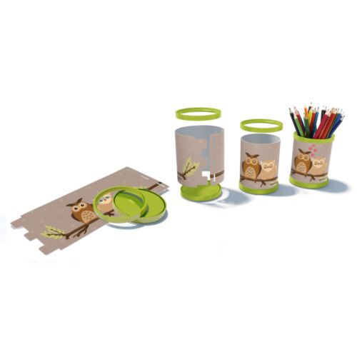 Pot-à-crayon pliable personnalisé