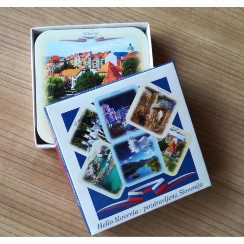 Sous-verres double-face personnalisés